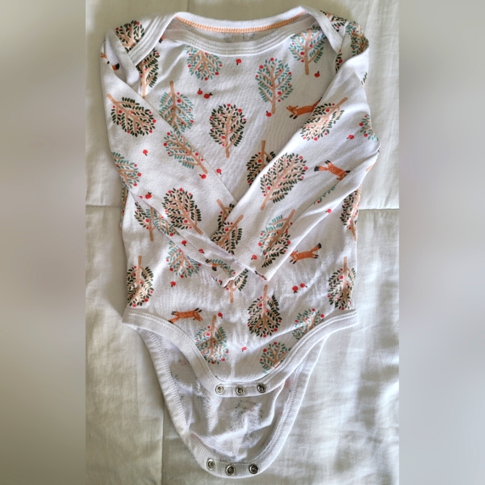 4-Pack Baby Long Sleeved Onesies - Picture 4 of 5
